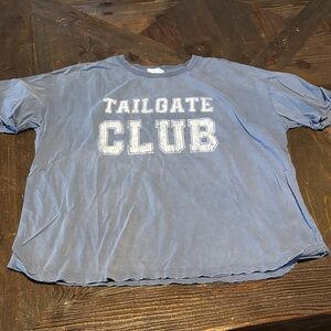 Women's Blue Short Sleeve Tee